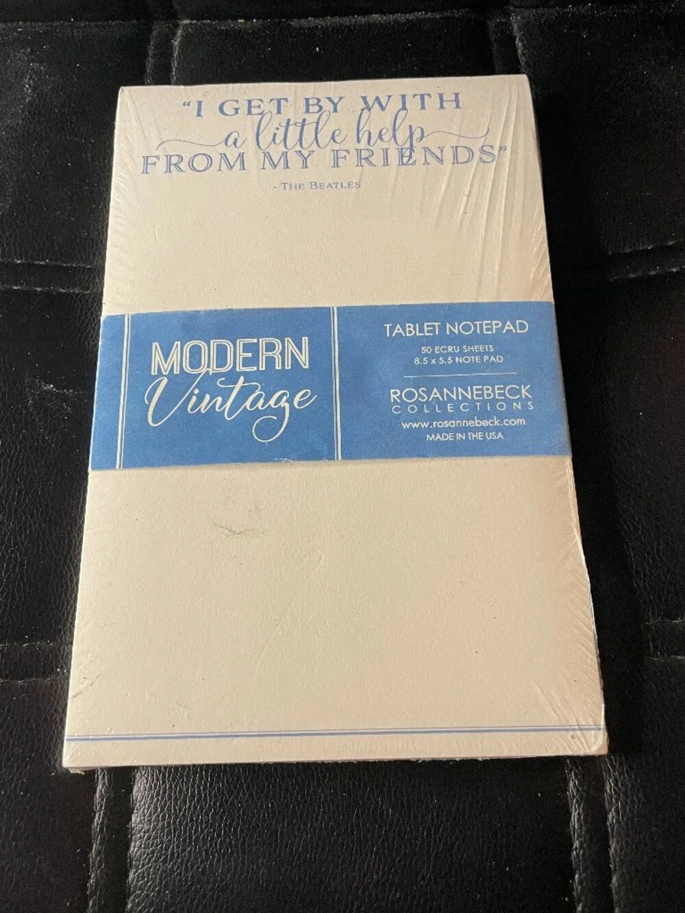Rosannebeck Collections Modern Vintage Tablet Notepad-NWT